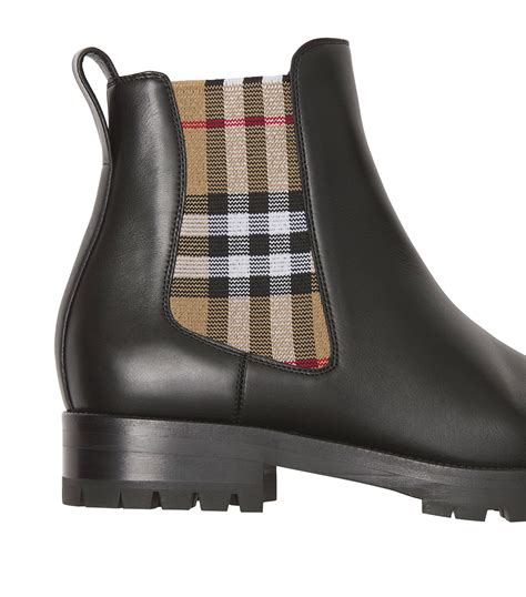 burberry check vintage|Burberry vintage check chelsea boots.